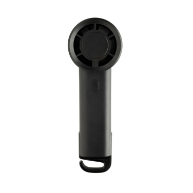 Logo trade corporate gift photo of: Twist RCS recycled plastic re-chargeable portable fan