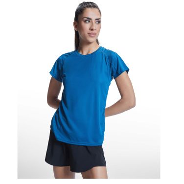 Logo trade advertising product photo of: Bahrain short sleeve women's sports t-shirt