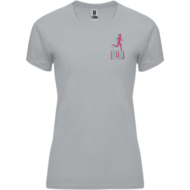 Logo trade promotional gifts image of: Bahrain short sleeve women's sports t-shirt