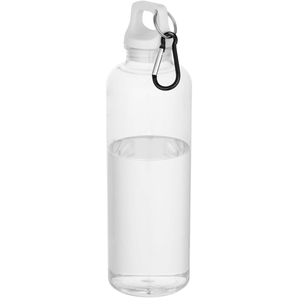 Logotrade promotional merchandise photo of: Oregon 750 ml RCS recycled plastic water bottle with carabiner