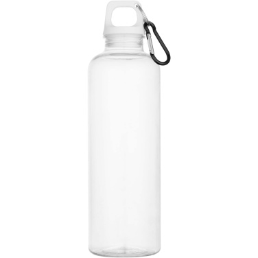 Logo trade business gifts image of: Oregon 750 ml RCS recycled plastic water bottle with carabiner