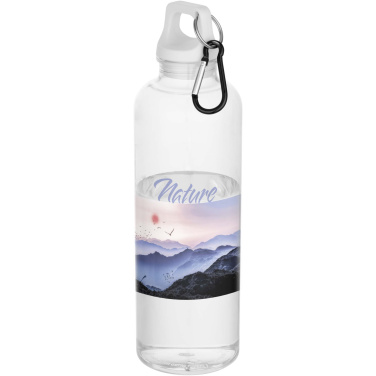 Logotrade promotional giveaways photo of: Oregon 750 ml RCS recycled plastic water bottle with carabiner