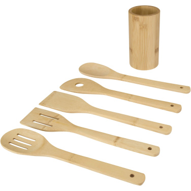 Logo trade promotional merchandise photo of: Tala bamboo kitchen tool set