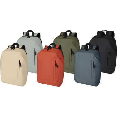 Logo trade promotional products image of: Resi Plus 15" GRS recycled anti-theft backpack 18L