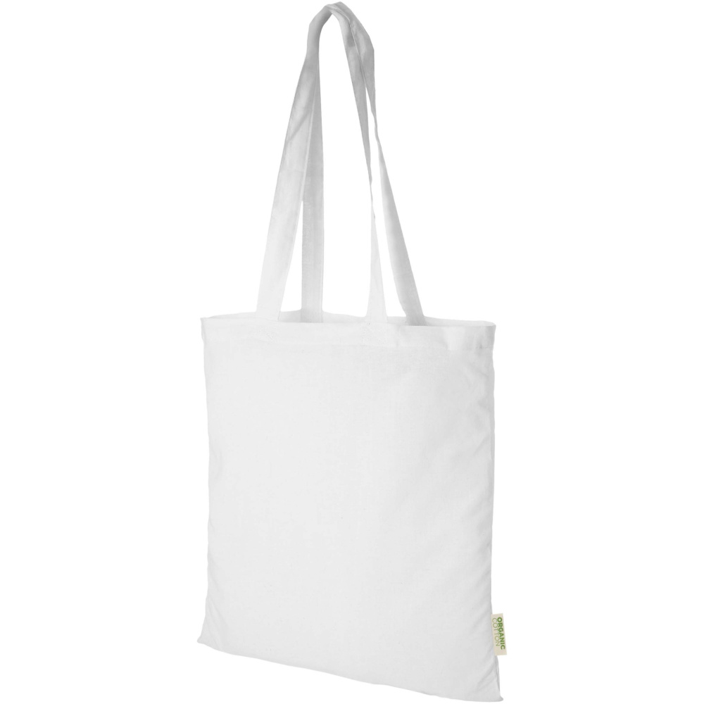 Logo trade corporate gifts image of: Odisha 140 g/m² OCS organic tote bag 7L