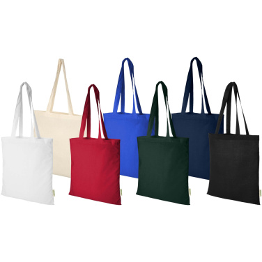 Logo trade advertising product photo of: Odisha 140 g/m² OCS organic tote bag 7L