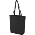 Odisha 180 g/m² OCS organic wide bottom tote bag 11L, Black