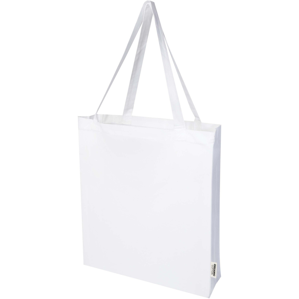 Logotrade promotional giveaways photo of: Odisha 180 g/m² OCS organic full gusset tote bag 14L