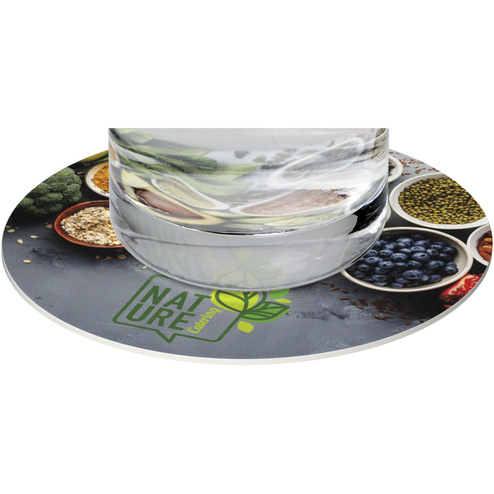 Logo trade promotional products image of: Lumin round coaster