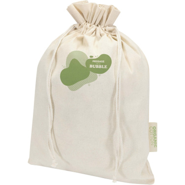 Logo trade promotional products image of: Odisha 140 g/m² OCS organic gift bag - 42 x 30 cm