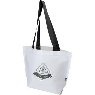 Logo trade promotional merchandise image of: Duo GRS recycled double-laminated tote bag 18L