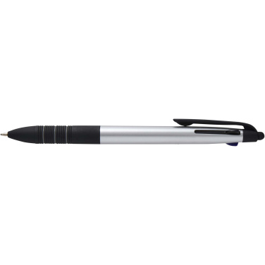 Logo trade promotional giveaways image of: Trine 3-ink RCS recycled ballpoint pen with stylus