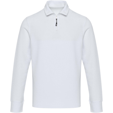 Logotrade promotional product image of: Zeus long sleeve unisex half zip polo