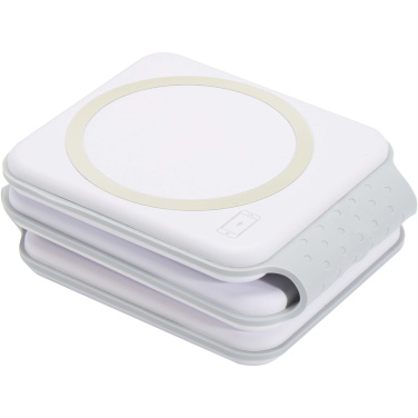 Logo trade promotional items picture of: Armus 3-in-1 15W recycled plastic foldable wireless charger