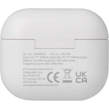 Logotrade advertising product image of: Altais recycled plastic True Wireless Bluetooth® headset