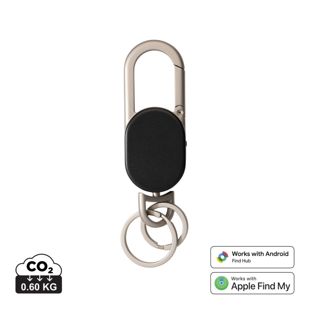 Logo trade corporate gifts picture of: Keyfinder Dual keychain with worldwide locating
