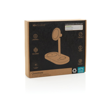 Logo trade corporate gifts image of: Quantum RCS ultra-fast 25W Magnetic desk wireless Charger