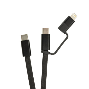 Logo trade promotional giveaways picture of: Arc RCS recycled Ultra-thin 60W 2 in 1 magnetic cable