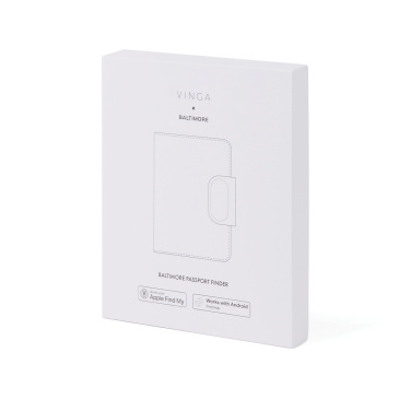 Logo trade promotional giveaways picture of: VINGA Baltimore RCS Passport Cover With Finder Dual