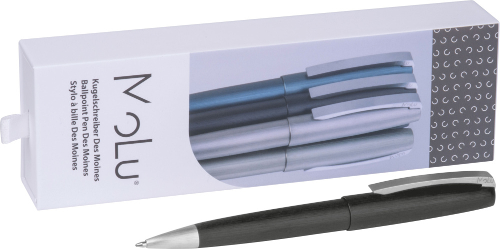 Logotrade business gift image of: Metal ballpoint pen Des Moines MoLu