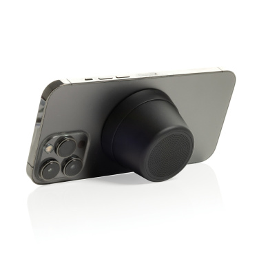Logotrade promotional item image of: Nivio RCS recycled aluminum magnetic 5W Speaker