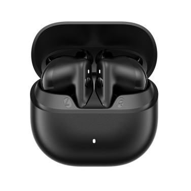 Logotrade promotional gift image of: Urban Vitamin Santa Clara RCS plastic ENC earbuds