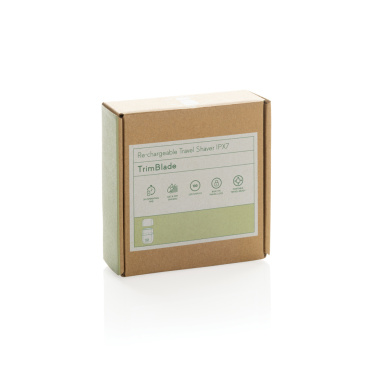 Logo trade promotional items picture of: TrimBlade re-chargeable Travel Shaver IPX7