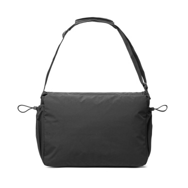 Logo trade promotional gift photo of: KENTO URBAN RCS recycled nylon 15.6 inch Messenger