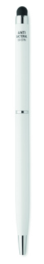Logotrade advertising product picture of: Stylus antibacterial pen