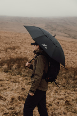 Logo trade advertising products picture of: Nordic Drift Trail 27" AWARE™ RPET storm UPF 50+ proof Umbre