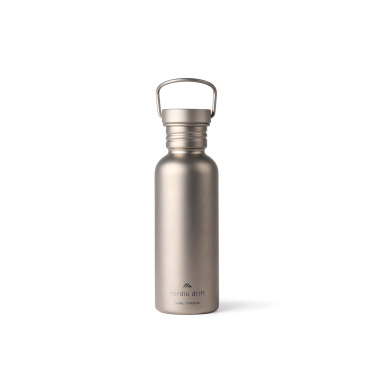 Logo trade promotional items picture of: Nordic Drift Trail Ultra Light Titanium 600ml Water Bottle
