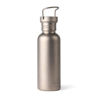 Logotrade promotional giveaway image of: Nordic Drift Trail Ultra Light Titanium 600ml Water Bottle