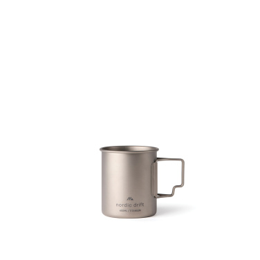 Logo trade promotional gifts image of: Nordic Drift Trail Ultra Light Titanium 450ml Cup