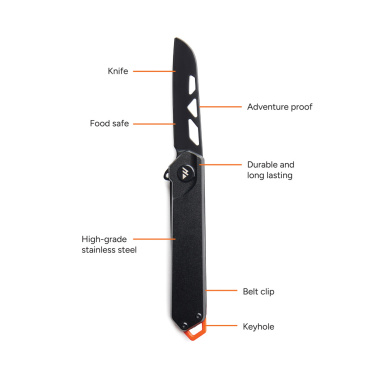 Logotrade promotional merchandise picture of: Nordic Drift Adventure Folding knife
