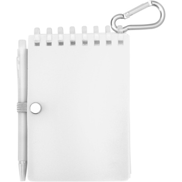 Logotrade promotional product image of: Lig Mini recycled outdoor soft cover notebook and ballpoint pen set (black ink)