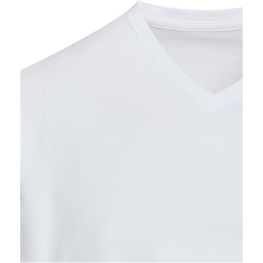 Logo trade promotional items picture of: Balfour 200 g/m² short sleeve v-neck unisex OCS organic t-shirt