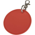 Resi Plus GRS recycled round charm keychain , Brick