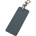 Resi Plus GRS recycled rectangle charm keychain, Hale Blue