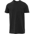 Nanaimo 160 g/m2 short sleeve washed men's t-shirt, Black
