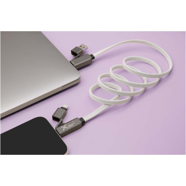 Logo trade corporate gifts image of: SCX.design C58 60W magnetic flat charging cable