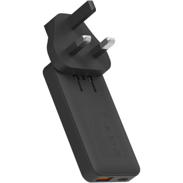 Logotrade promotional merchandise photo of: Xtorm 65W fast travel charger with cable and travel case set