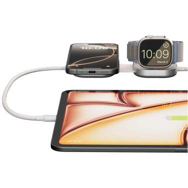 Logo trade promotional product photo of: Zens Pro 3 140W USB-C 3-in-1 charging cable