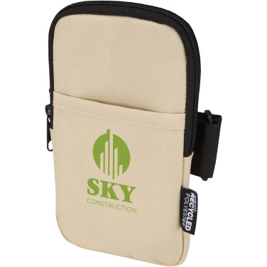 Logotrade business gift image of: Byron GRS recycled bottle pouch