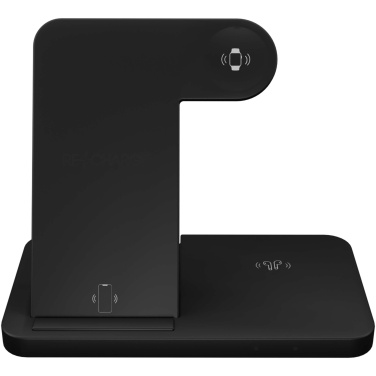 Logotrade corporate gifts photo of: SCX.design W28 3-in-1 wireless charging base with phone stand
