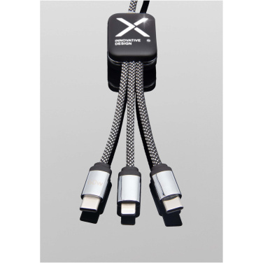 Logo trade advertising product photo of: SCX.design C33 60W Type-C charging cable with dual light-up logo