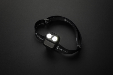 Logotrade promotional giveaway image of: Gear X RCS rPlastic head torch with motion sensor