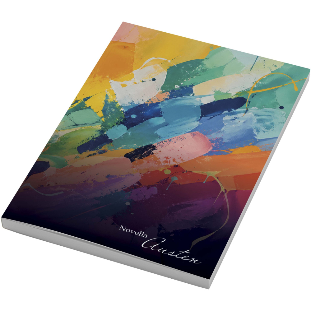 Logotrade promotional gift picture of: Novella Austen A5 soft cover notebook - 100 sheets