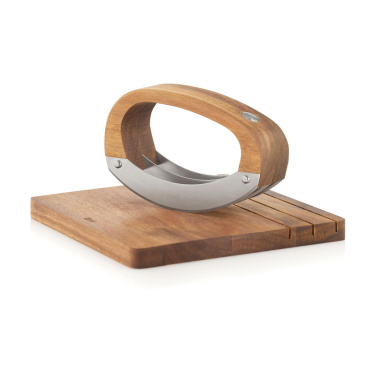 Logo trade promotional gifts picture of: AdHoc RoccaVerde Chopping knife with chopping board