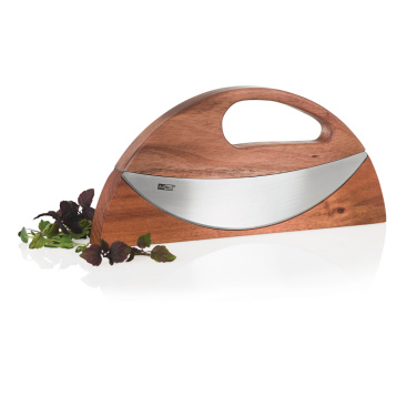 Logo trade advertising products image of: AdHoc Wave Universal chopping knife and pizza cutter