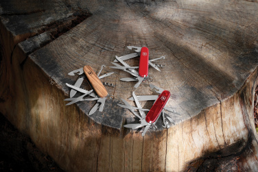 Logotrade promotional giveaway picture of: VICTORINOX Pocket Knife Huntsman Wood 13 functions